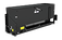Supply and extract air unit with heat exchanger and heat recovery, secondary air option, for installation under the sill