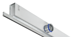 Façade de diffuseur particulièrement fine, disponible en plusieurs modèles adaptés aux différentes situations de montage