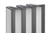 Compact construction for large volume flow rates