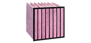 Prefilters or final filters in ventilation systems