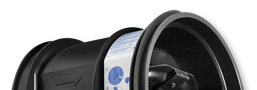Volume flow limiter for insertion into ducting