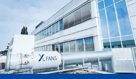 Ventilator ZG1 außen (Blauer Balken)